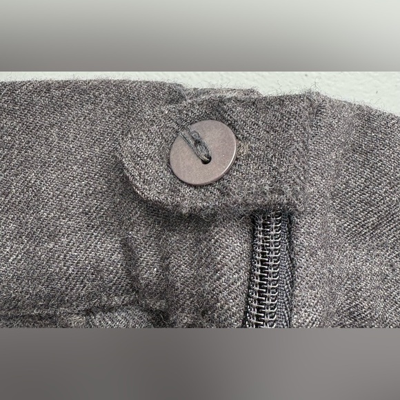 Eileen Fisher women’s 97% Wool Dark Grey Straight Leg Trousers Size 10 Sku 171 - Picture 4 of 9